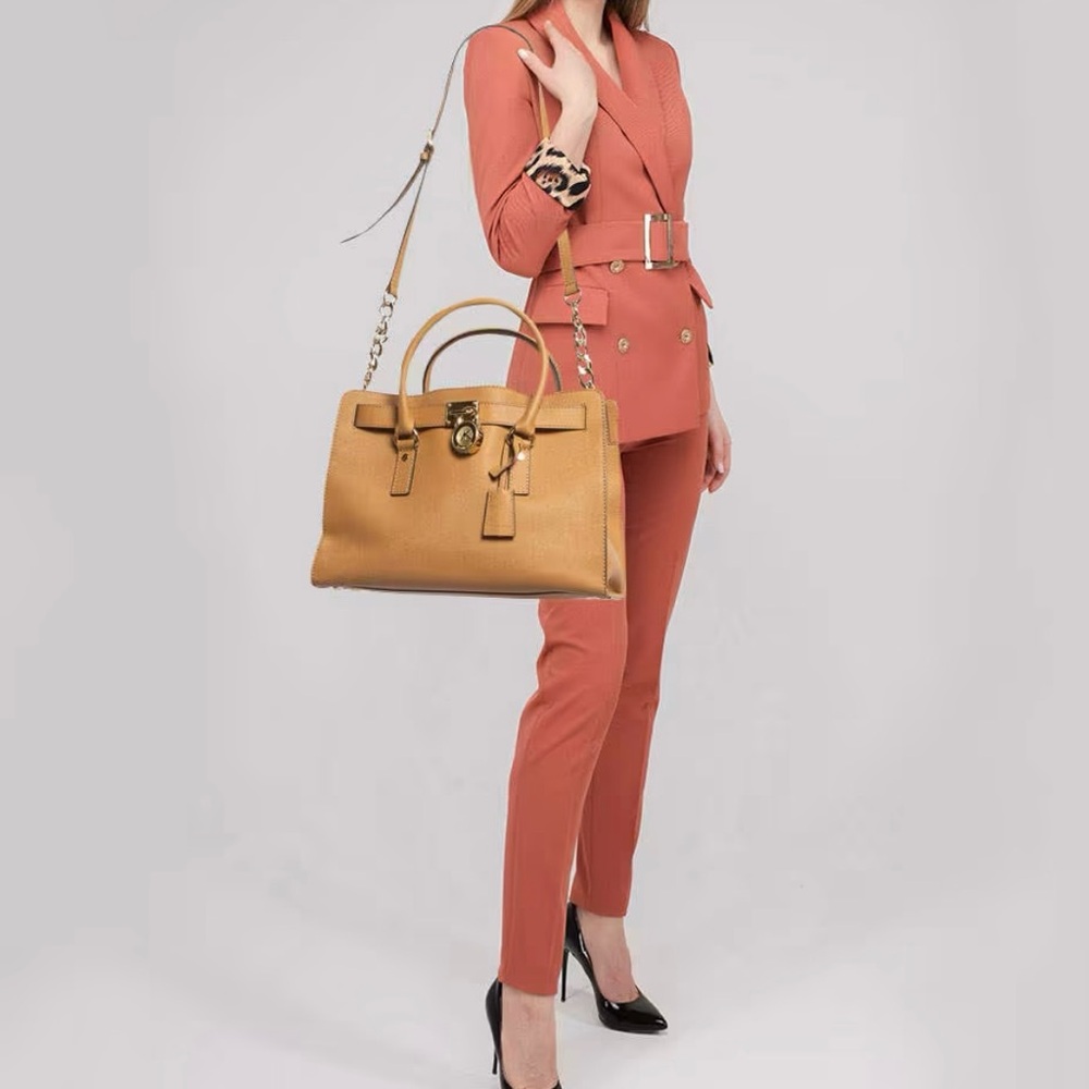 Michael Kors Tan Satchel with Gold Hardware - Picture 2 of 9